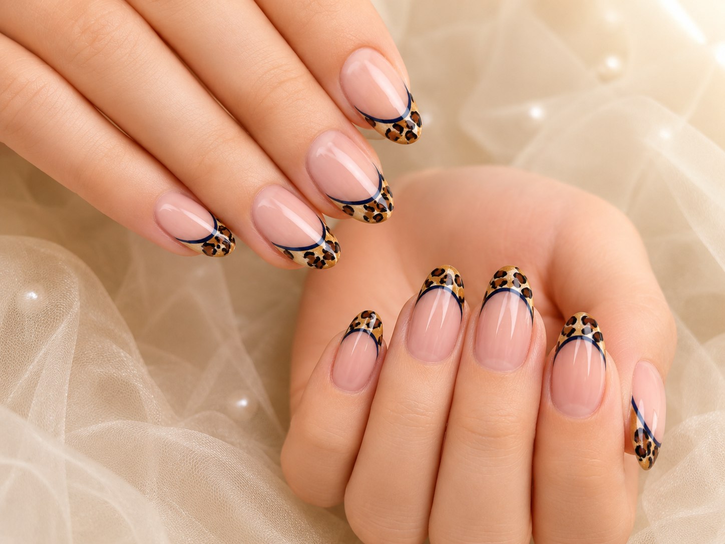 Leo French Nageldesign bei Elly Nails in Frankfurt Ostend